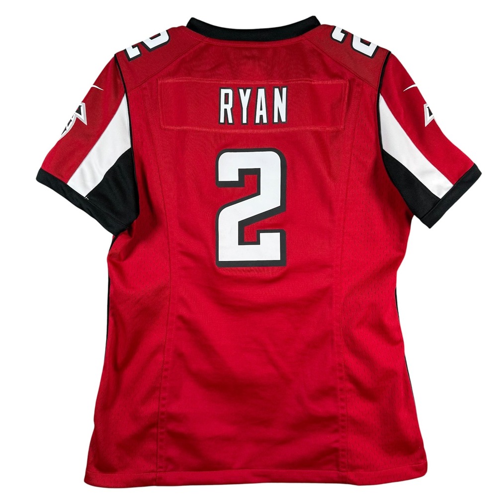 Nike Matt Ryan Atlanta‎ Falcons Jersey Womens Medium Red NFL Football On Field